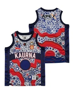 Adelaide 36ers 25/26 Youth Indigenous Jersey in Multi