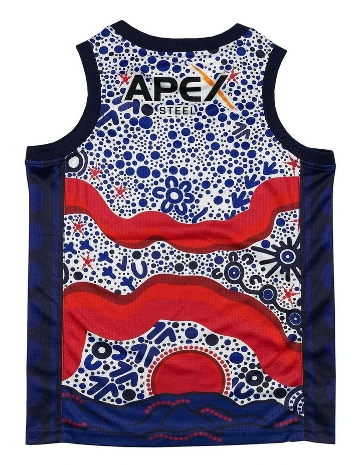 Adelaide 36ers 25/26 Youth Indigenous Jersey in Multi image 4