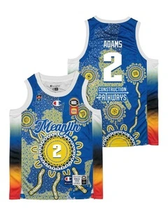 Brisbane Bullets 25/26 Youth Indigenous Jersey in Jaylen Adams