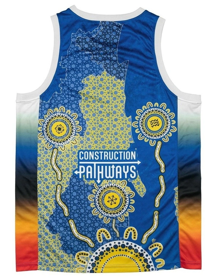 Brisbane Bullets 25/26 Youth Indigenous Jersey in Multi image 4