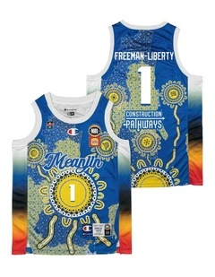 Brisbane Bullets 25/26 Youth Indigenous Jersey in Javon Freeman-Liberty