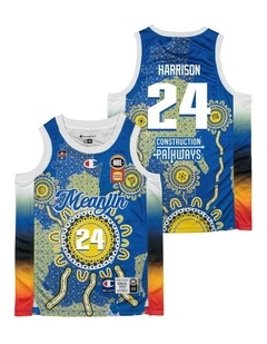 Brisbane Bullets 25/26 Youth Indigenous Jersey in Tyrell Harrison