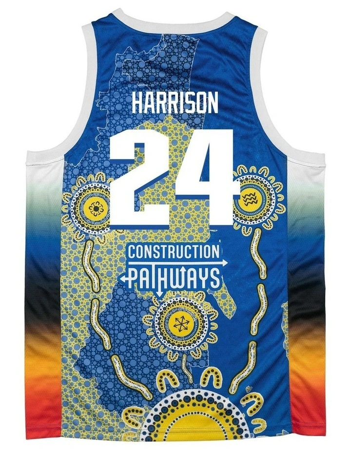 Brisbane Bullets 25/26 Youth Indigenous Jersey in Tyrell Harrison image 4