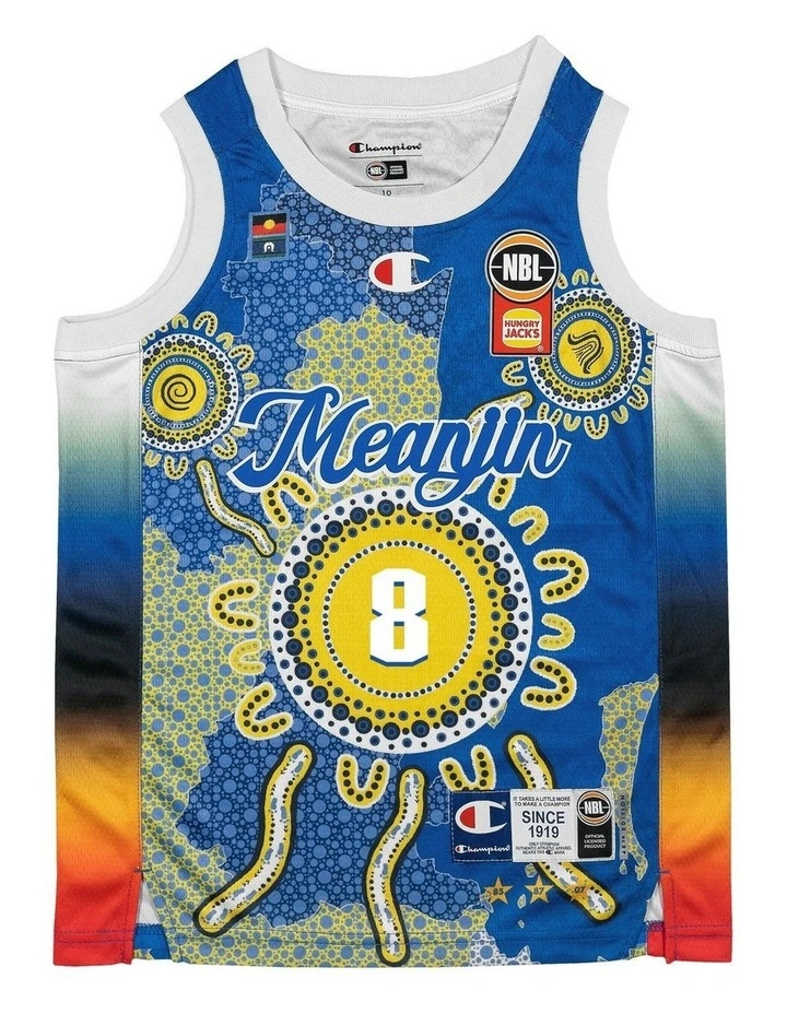 Brisbane Bullets 25/26 Youth Indigenous Jersey in Mitch Norton image 3