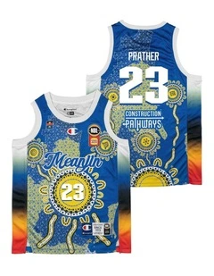 Brisbane Bullets 25/26 Youth Indigenous Jersey in Casey Prather