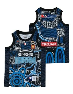 Melbourne United 25/26 Youth Indigenous Jersey in Black