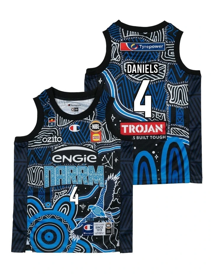 Melbourne United 25/26 Youth Indigenous Jersey in Dash Daniels image 1