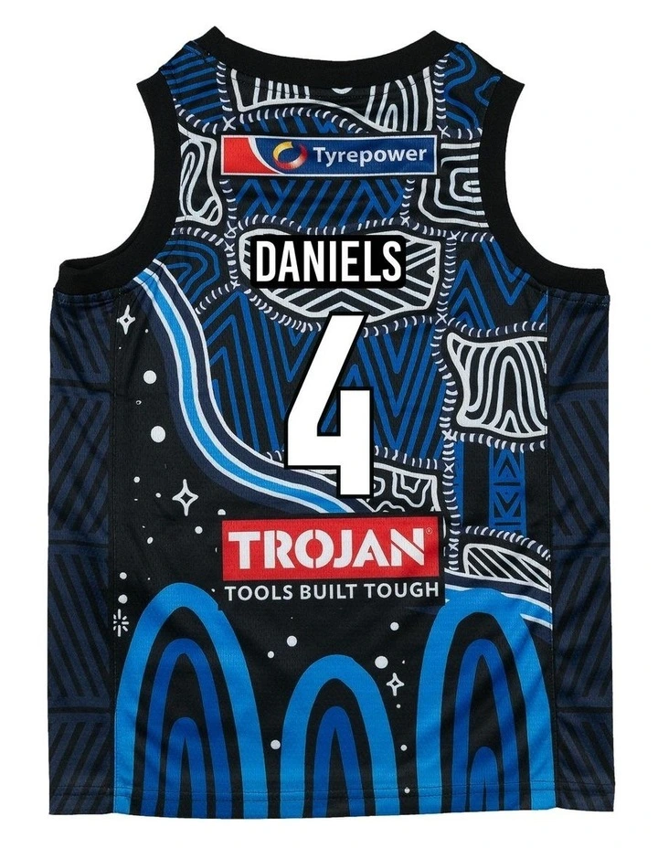 Melbourne United 25/26 Youth Indigenous Jersey in Dash Daniels image 4