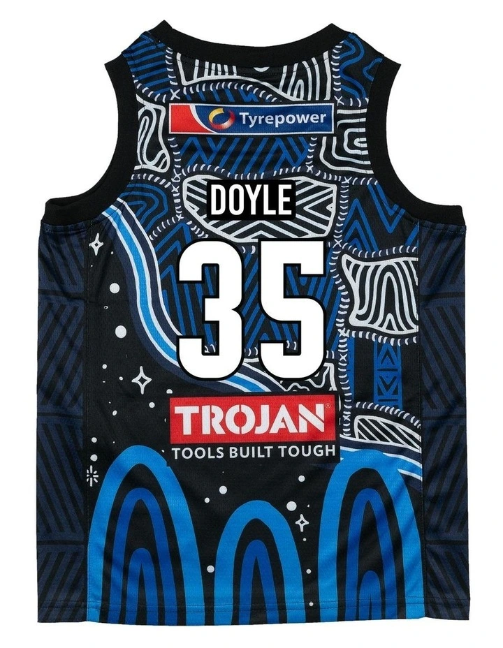 Melbourne United 25/26 Youth Indigenous Jersey in Milton Doyle image 4