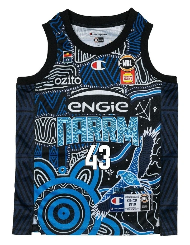 Melbourne United 25/26 Youth Indigenous Jersey in Chris Goulding image 3