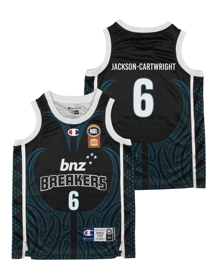 New Zealand Breakers Youth Indigenous Jersey  25/26 in Parker Jackson Cartwright image 1