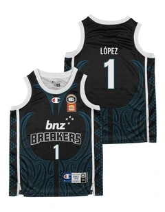 New Zealand Breakers Youth Indigenous Jersey 25/26 in Karim Lopez
