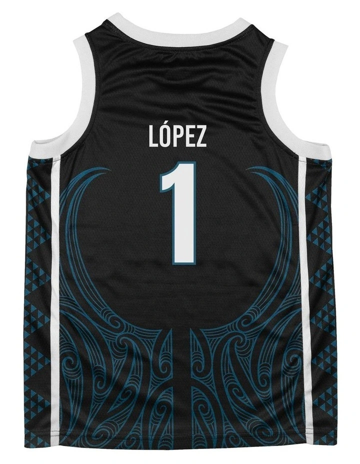 New Zealand Breakers Youth Indigenous Jersey 25/26 in Karim Lopez image 4