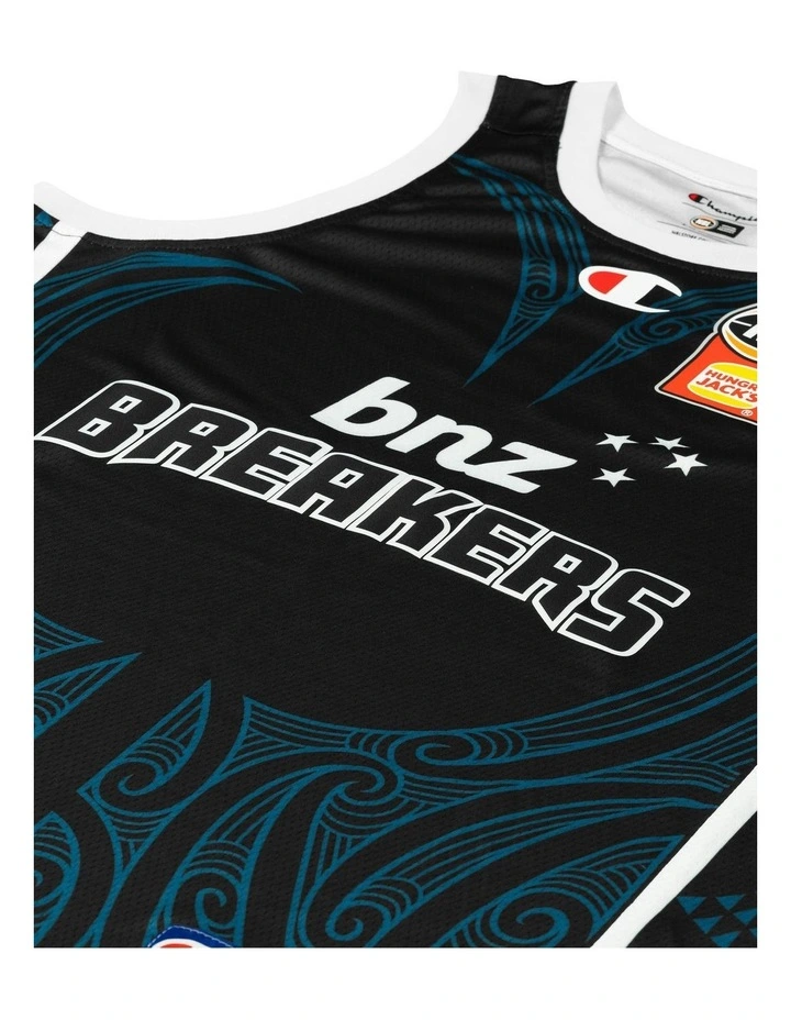 New Zealand Breakers Youth Indigenous Jersey 25/26 in Sam Mennenga image 2