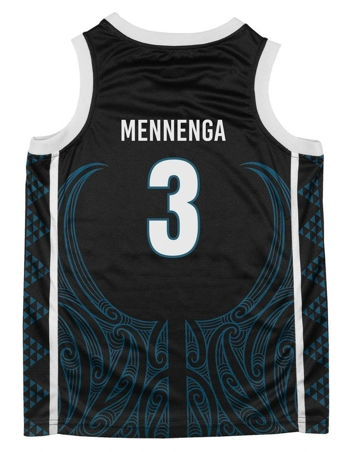 New Zealand Breakers Youth Indigenous Jersey 25/26 in Sam Mennenga image 4