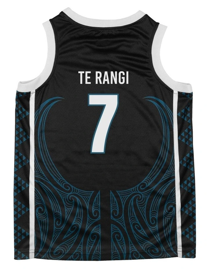 New Zealand Breakers Youth Indigenous Jersey 25/26 in Reuben Te Rangi image 4