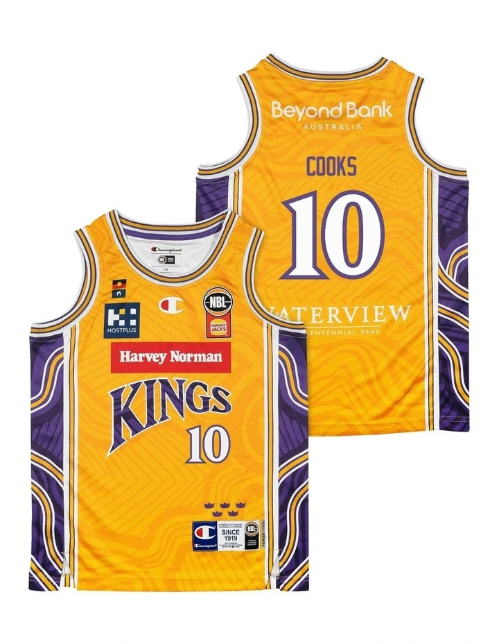 Sydney Kings Youth Indigenous Jersey 25/26 in Xavier Cooks image 1