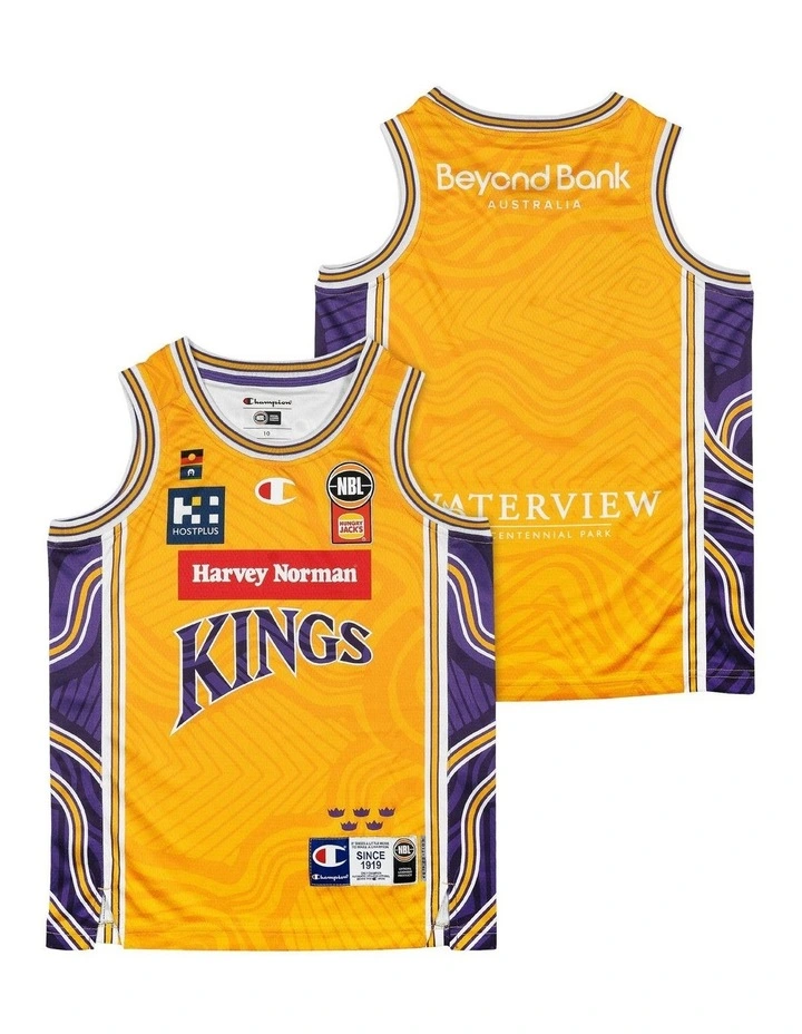 Sydney Kings Youth Indigenous Jersey 25/26 in Yellow image 1