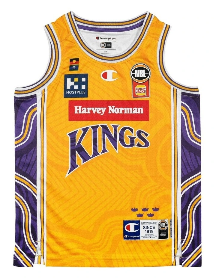 Sydney Kings Youth Indigenous Jersey 25/26 in Yellow image 3