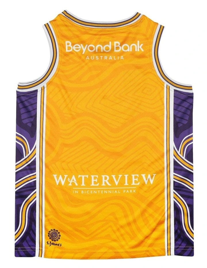Sydney Kings Youth Indigenous Jersey 25/26 in Yellow image 4