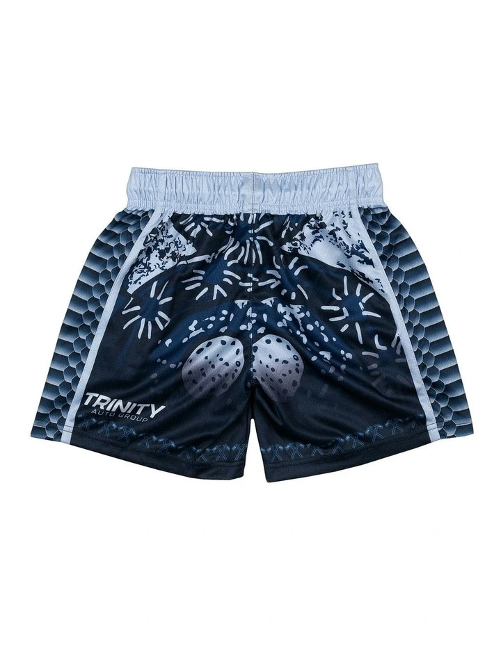 Cairns Taipans 25/26 Youth Indigenous Shorts in Navy image 4