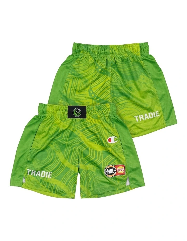 S.E. Melbourne Phoenix 25/26 Youth Indigenous Shorts in Green image 1