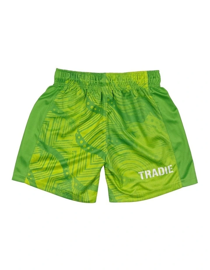 S.E. Melbourne Phoenix 25/26 Youth Indigenous Shorts in Green image 4