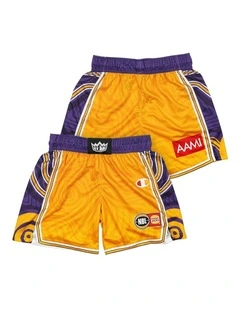 Sydney Kings 25/26 Youth Indigenous Shorts in Yellow