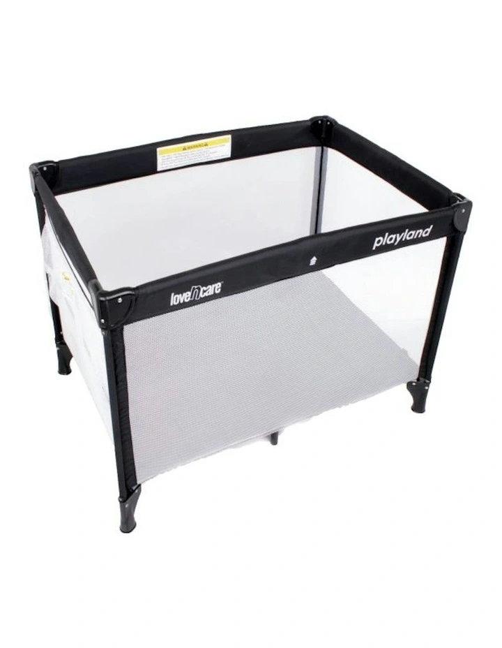 Playland Travel Cot in Nero image 1