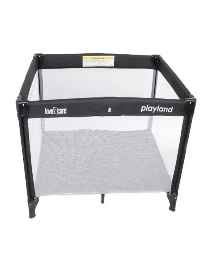 Playland Travel Cot in Nero image 2