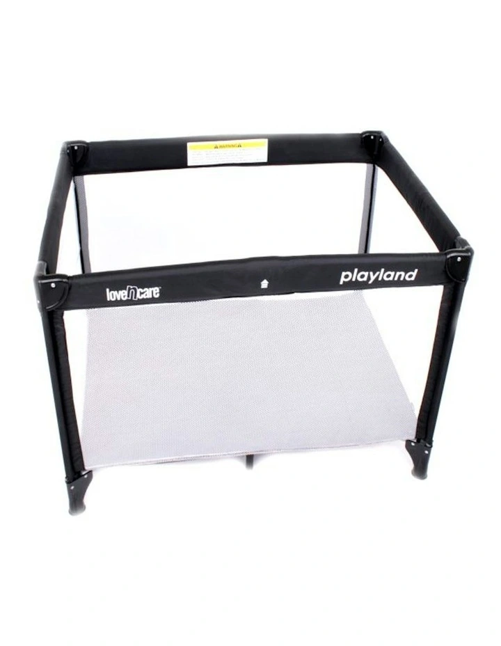 Playland Travel Cot in Nero image 3