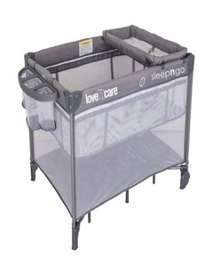 Sleep N Go Travel Cot in Grey