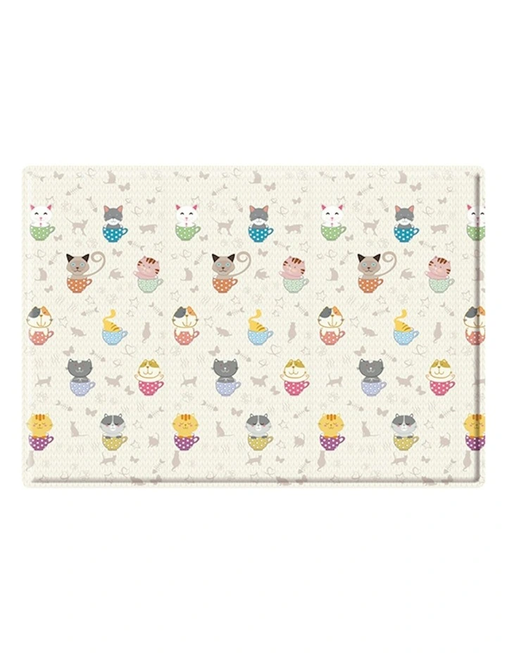 Cats in Cups Playmat 190x130cm in Multi image 2