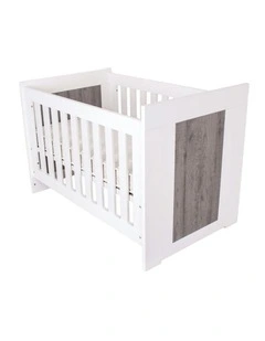Lucca Cot in White & Ash