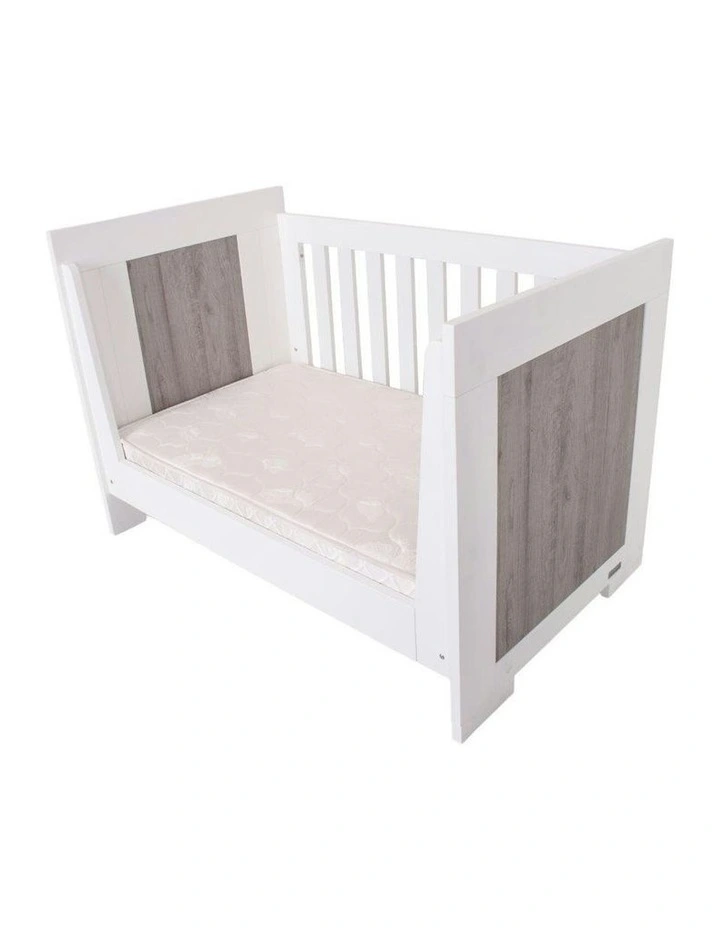 Lucca Cot in White & Ash image 2
