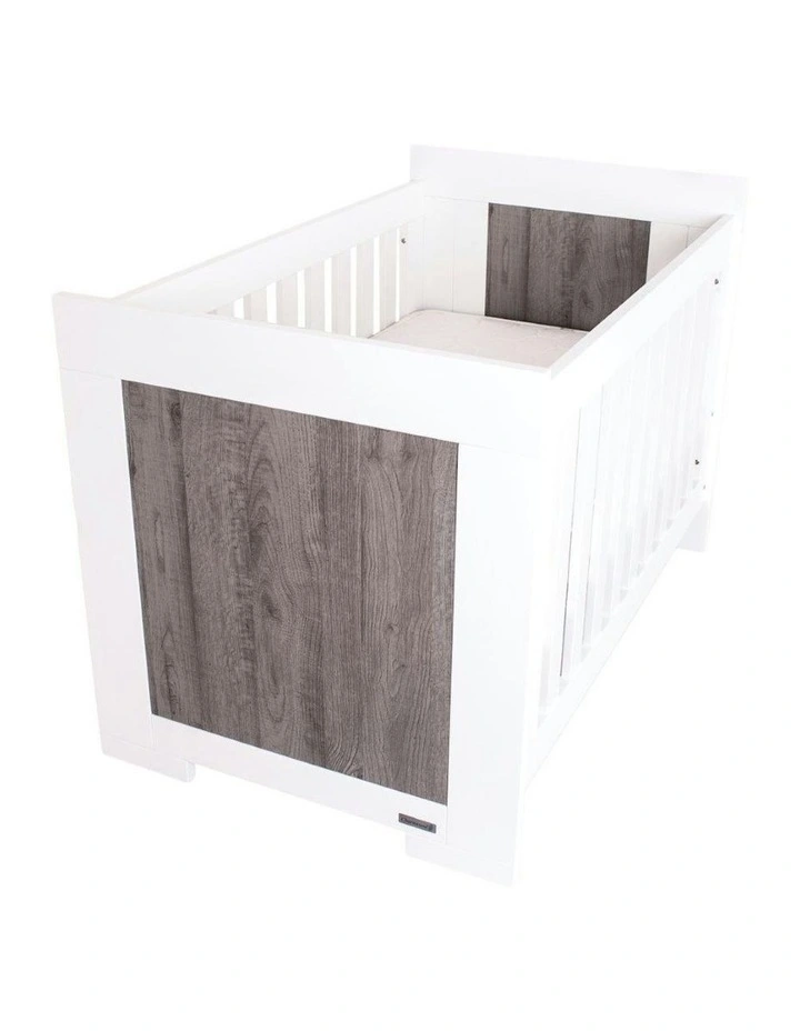 Lucca Cot in White & Ash image 3
