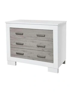 Lucca Chest in White & Ash