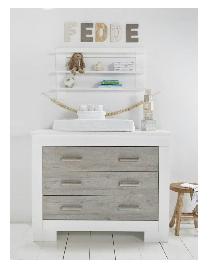 Lucca Chest in White & Ash image 4
