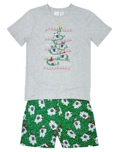 Christmas Koala Pyjama Set in Multi