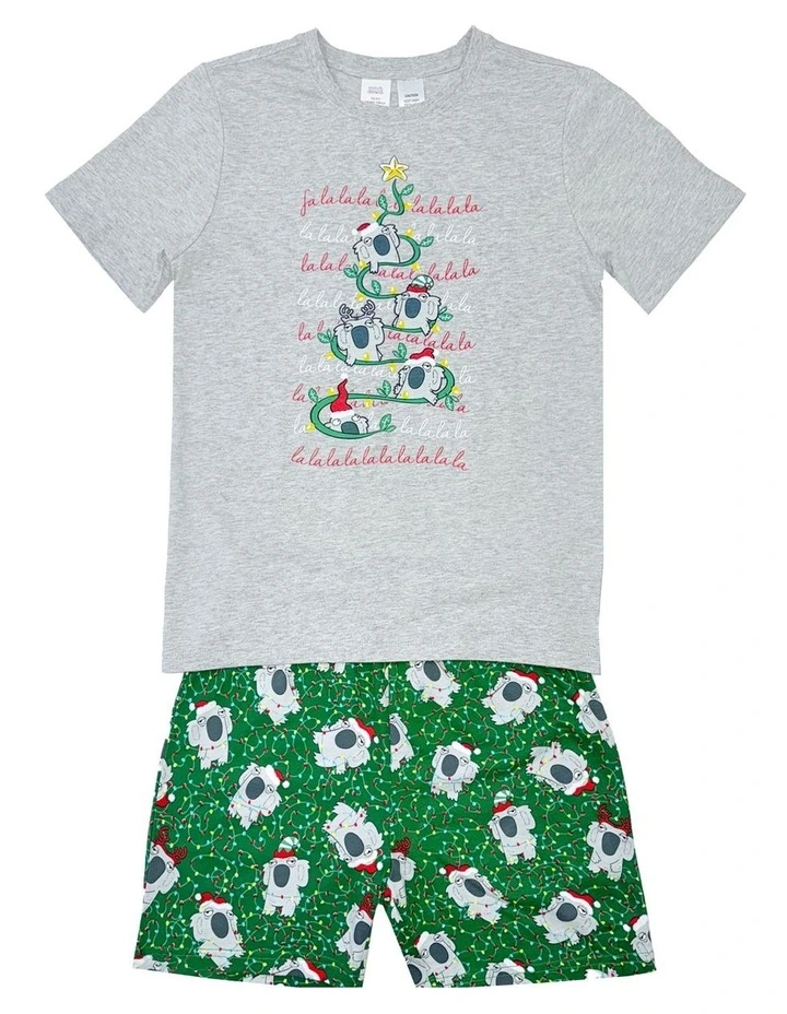 Christmas Koala Pyjama Set in Multi image 1