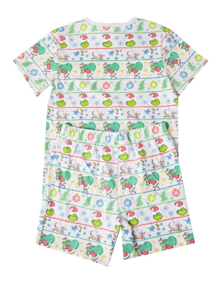 Grinch Fam Jam Pyjama Set in Assorted image 3
