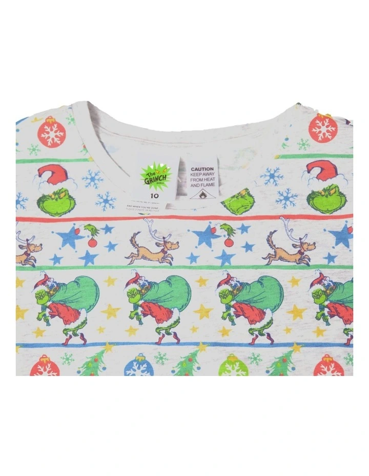 Grinch Fam Jam Pyjama Set in Assorted image 5