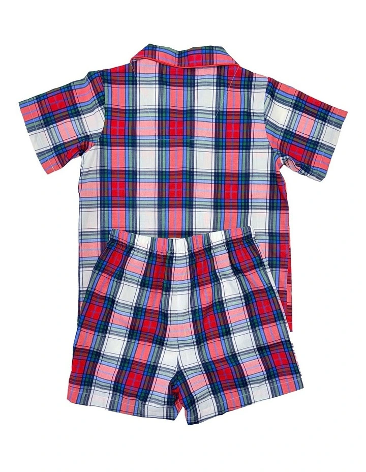 Bamboo Shirt and Boxer Shorts in Multi image 2