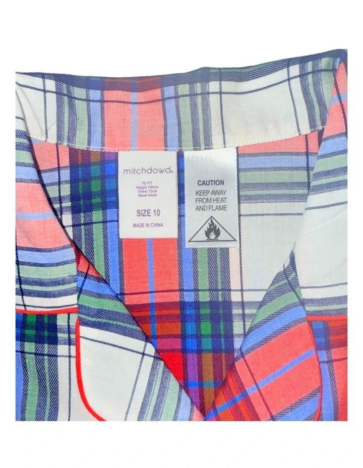 Bamboo Shirt and Boxer Shorts in Multi image 4