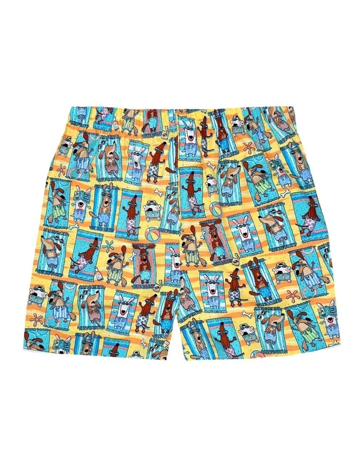 Relaxing Dogs Boxer Shorts in Multi image 2