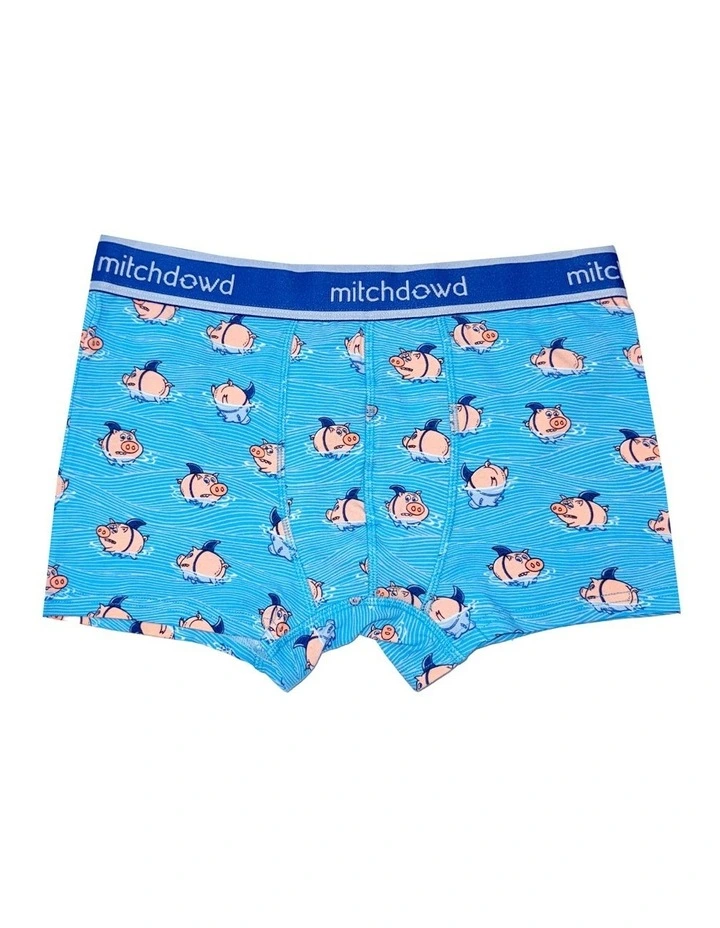 Little Shark Fin Print Trunk in Multi image 1