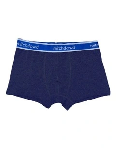 Shark Fin Print Trunk in Blue