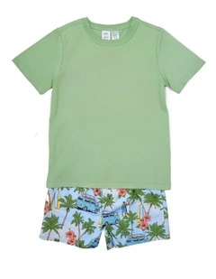 Surfing Pyjama Set in Multi