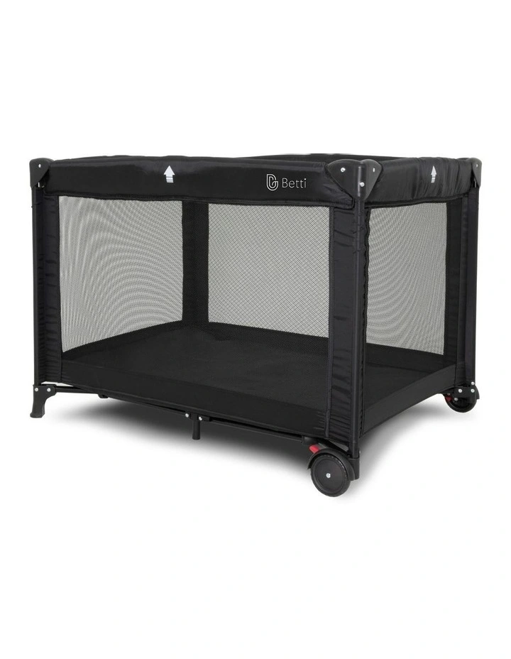 Nai Nai Portacot in Black image 3