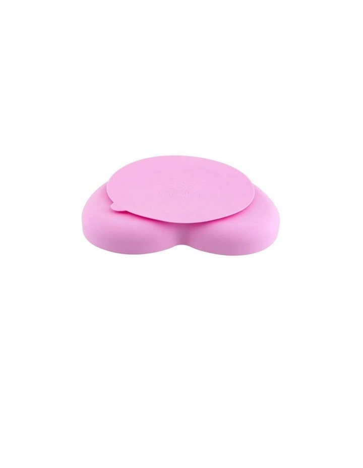 Silicone Heart Shaped Plate in Pink image 2